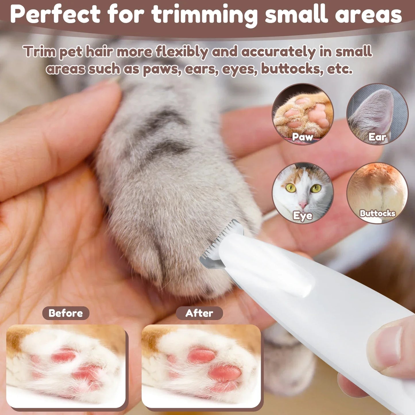 Paw Trimmer with LED Display 18mm